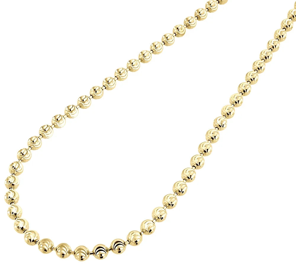 10k Yellow Gold Link Chain Necklace 30" L597