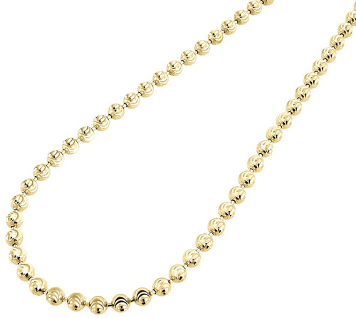 10k Yellow Gold Link Chain Necklace 30" L597