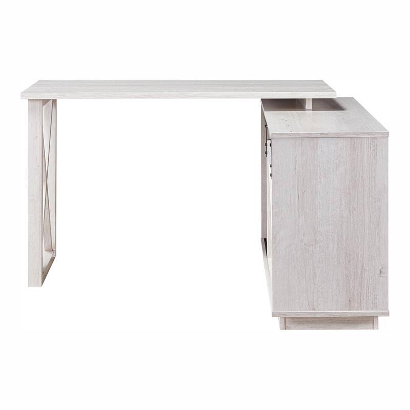 White Oak L-Shape Desk E963487