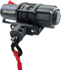 3500 lb Black Ops Winch with Heavy Duty Winch Mounting Plate Complete Kit J207