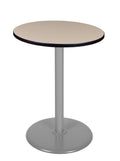 Beige/Grey Round Platter Base Table I745