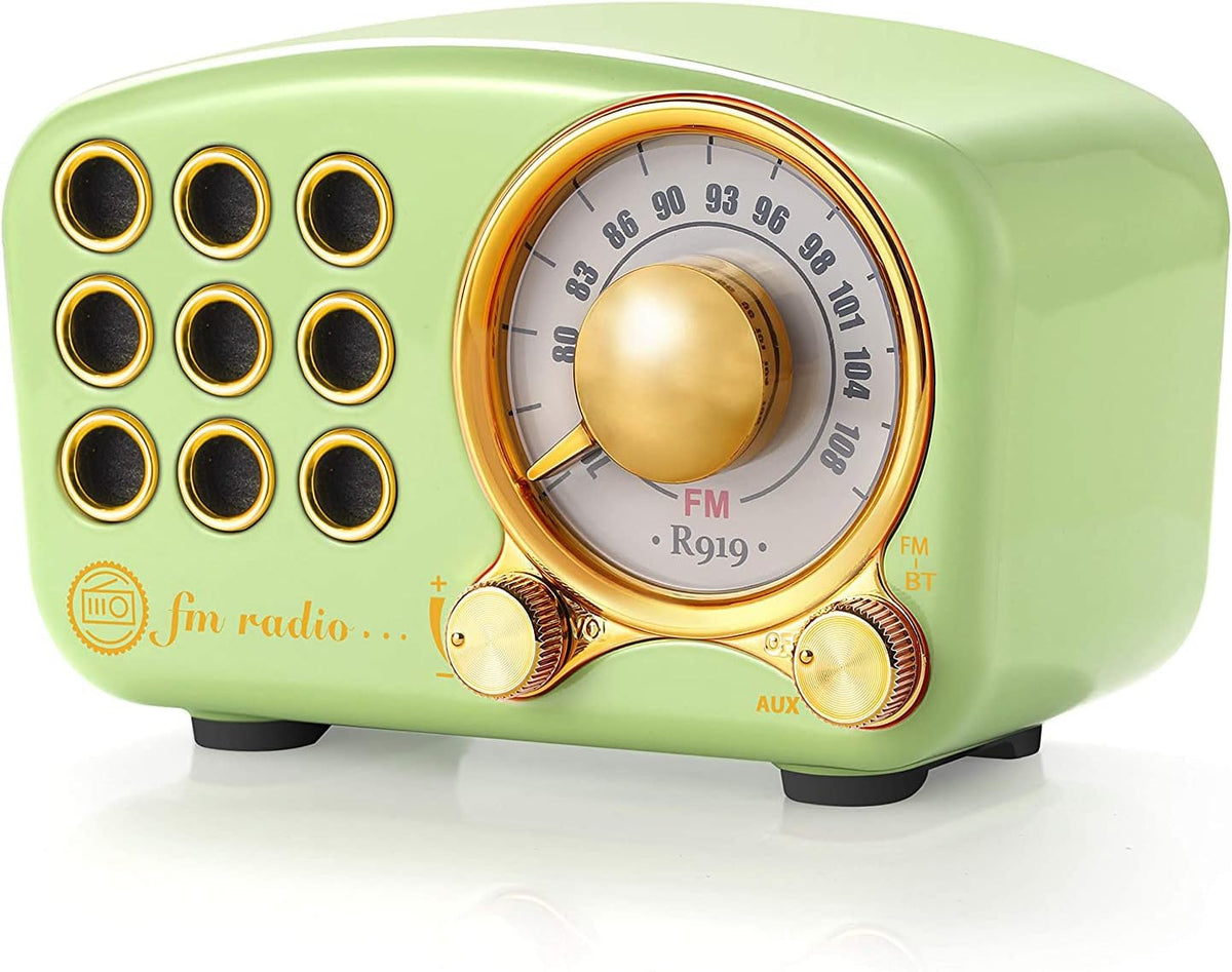 Retro Bluetooth Speaker with FM Radio Z973678