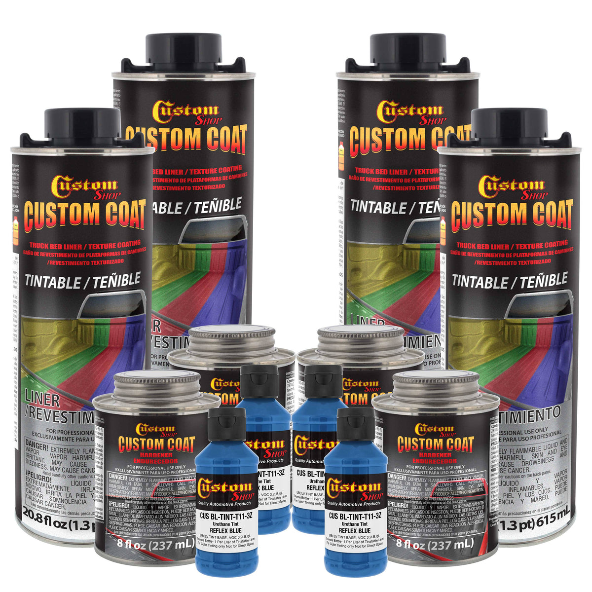 Reflex Blue 4 LITER Urethane Spray-On Truck Bed Liner Kit H75237
