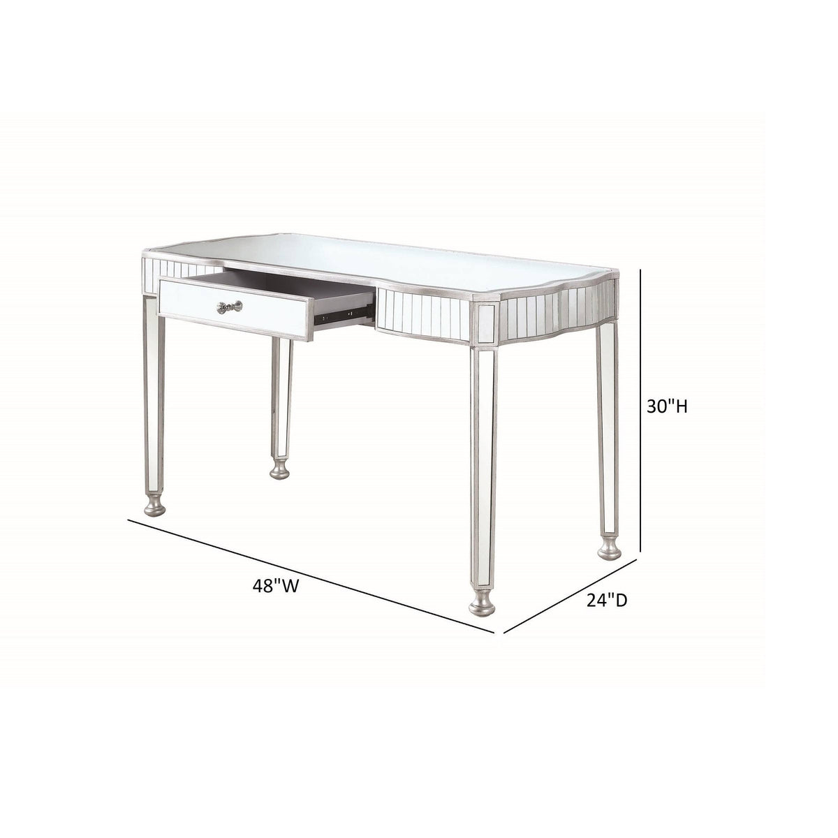 Antique Silver Writing Desk D998889