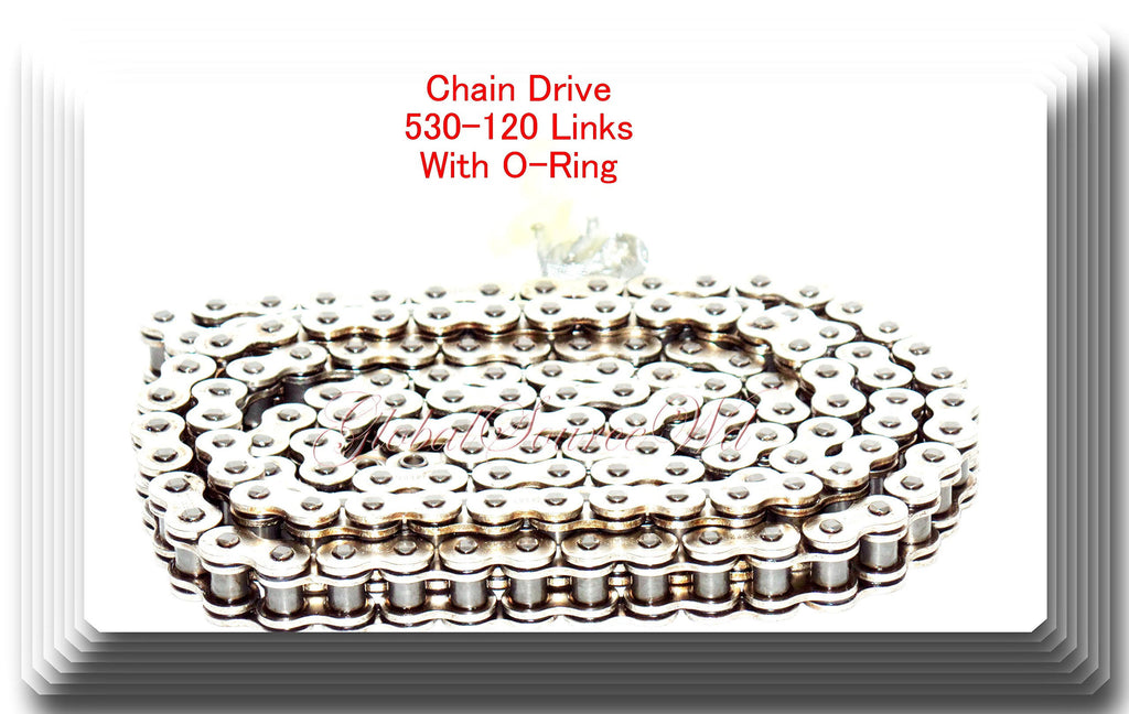 530 120 Links Drive Chain Chrome Plated Motorcycle Chain O71550
