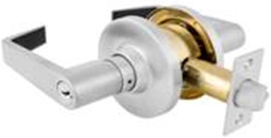 Brushed Chrome Commercial Cylindrical Lever Lockset Pack of 2 Z31322