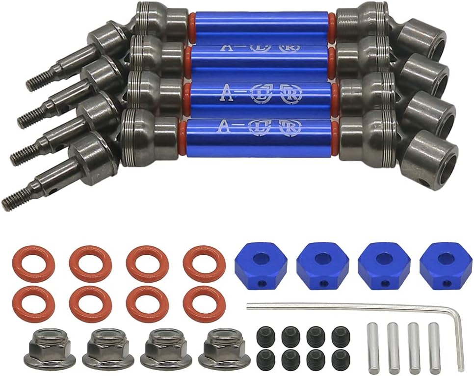 4Pcs Front Rear CVD Drive Shaft Set for Arrma Big Rock V2 Upgrade Parts B265770