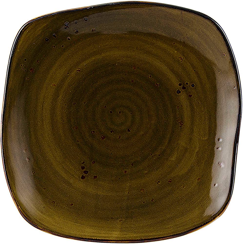 Brown Square Plate M49319