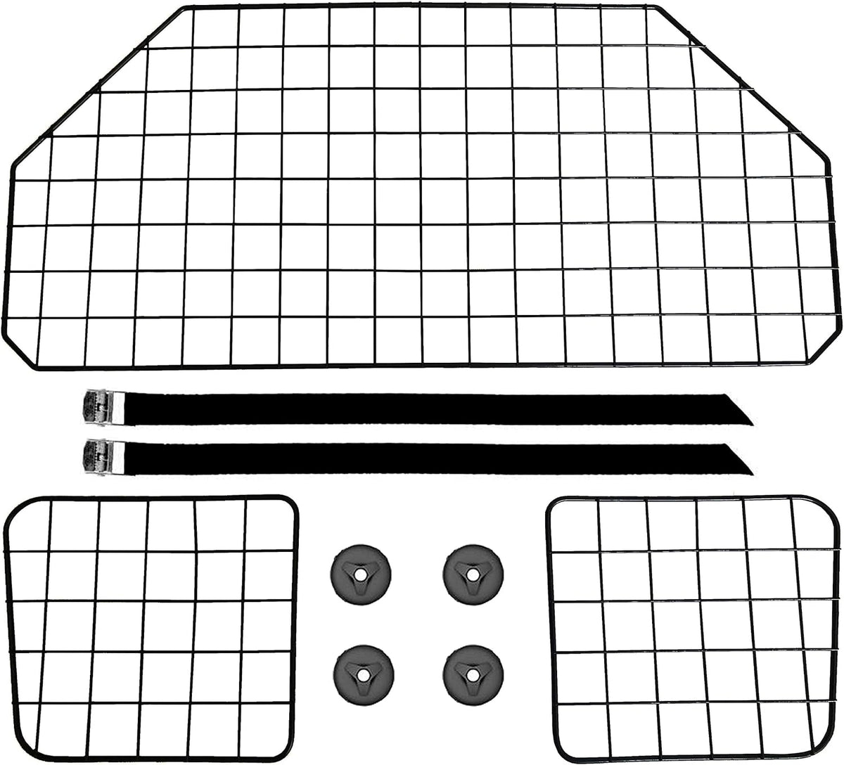 Black Heavy-Duty Pet Wire Dog Barrier I103