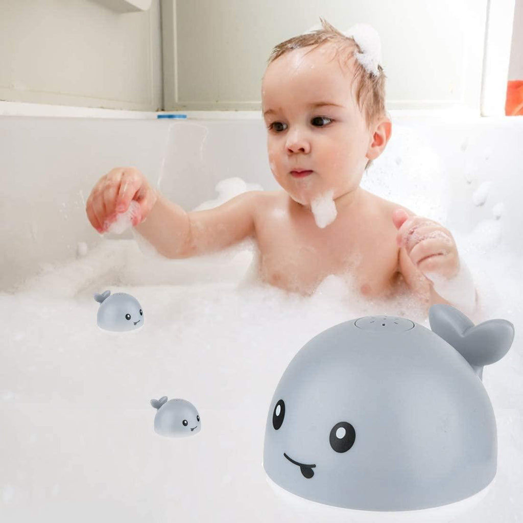 Gray Light Up Whale Bath Toy E82293