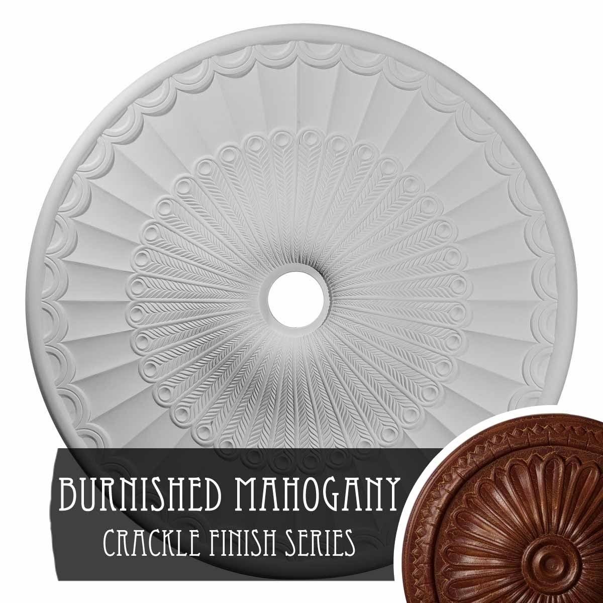 Burnished Galveston Ceiling Medallion P33499