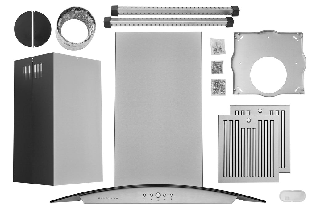 30x22 600 CFM Convertible Island Range Hood in Stainless Steel E663