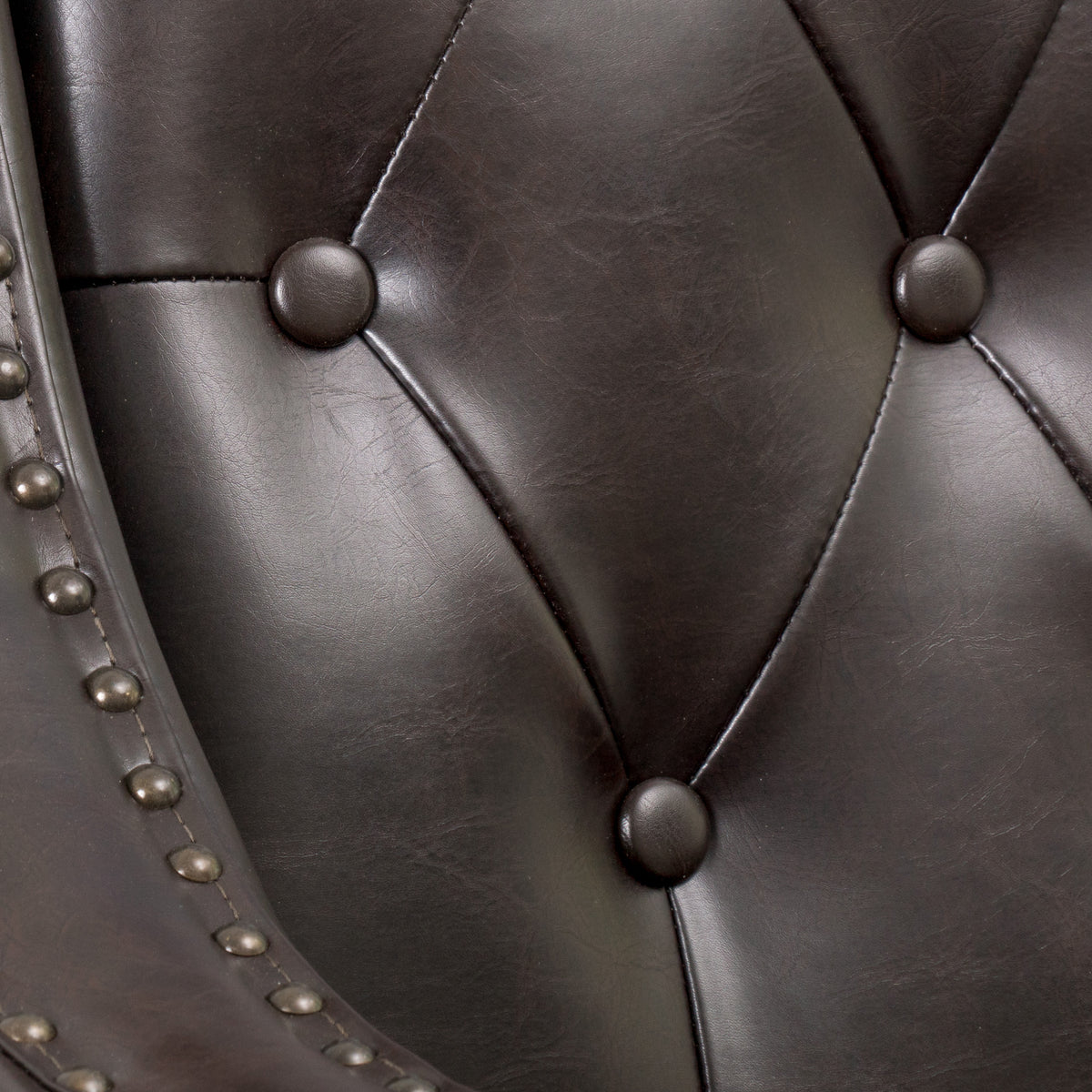 Brown Bonded Leather Club Chair X2358