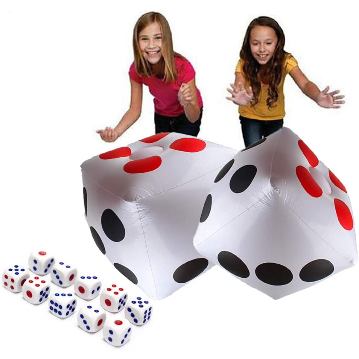 12.6" Jumbo Inflatable Dice Set I3241
