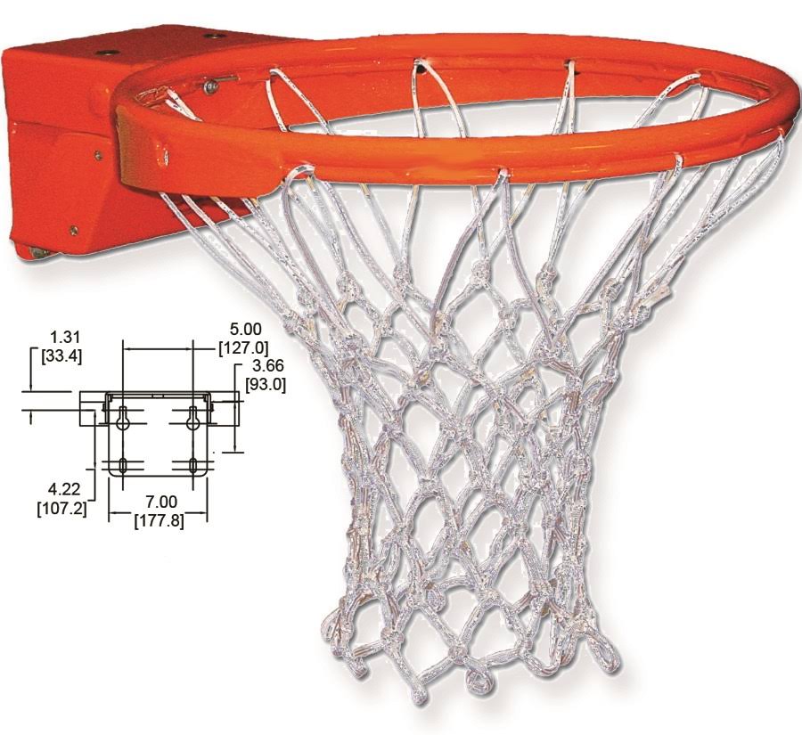 Breakaway Basketball Rim with Nylon Net J8359