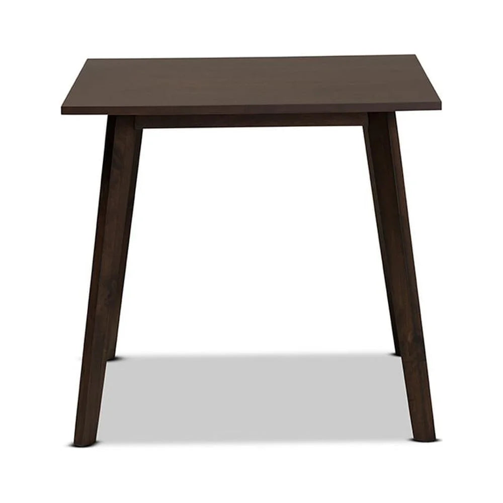 Dark Oak Brown Square Wood Dining Table M965981
