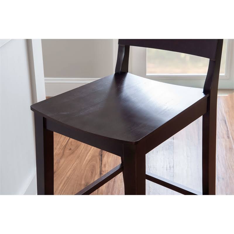 Set of Two Brown Counter Stools E8941