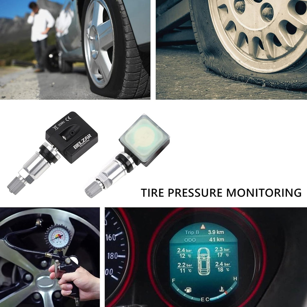 TPMS Preprogrammed 315MHz Tire Pressure Sensors 4 Pack E675