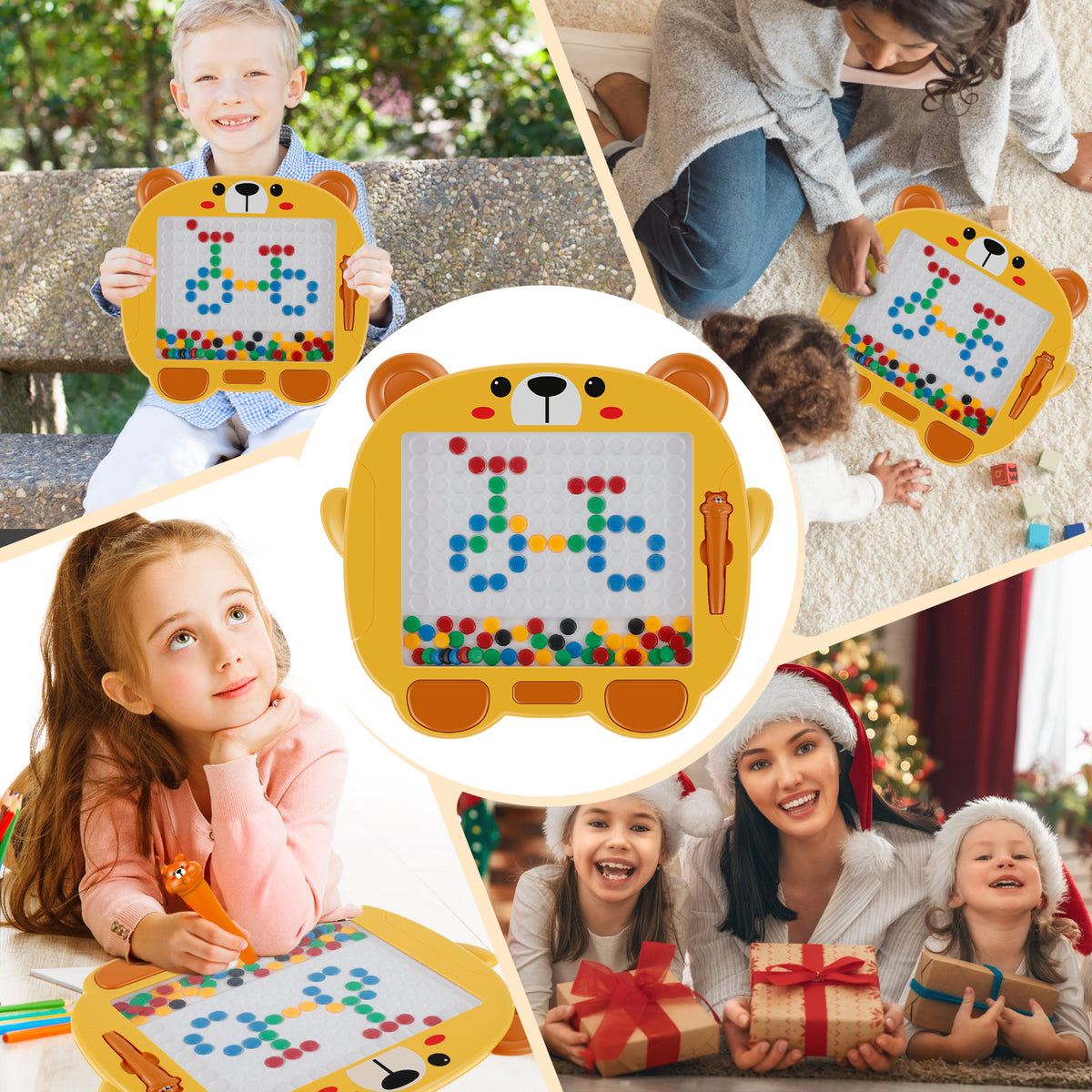 Magnetic Drawing Board with Magnetic Pen and Cards H979