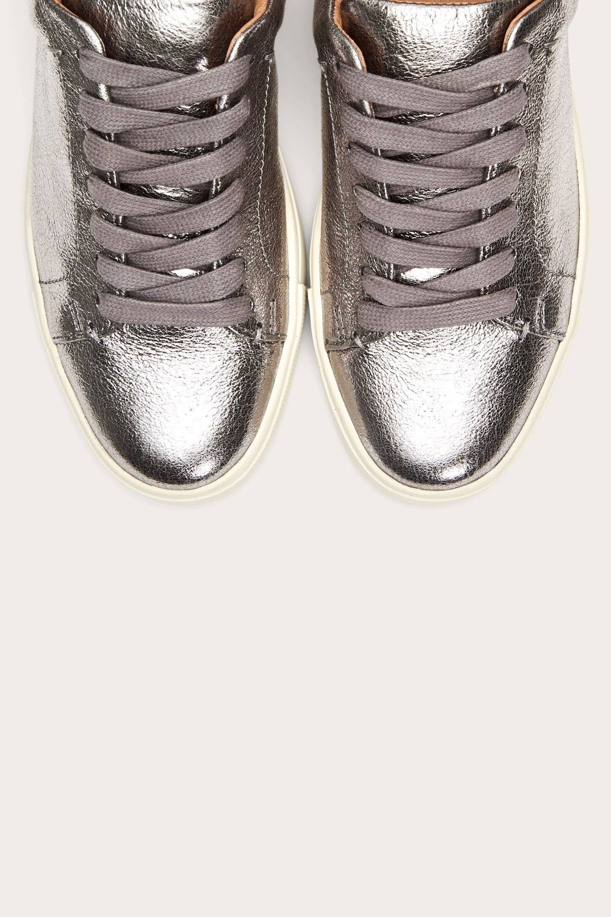 Silver Low Lace Shoes C9472