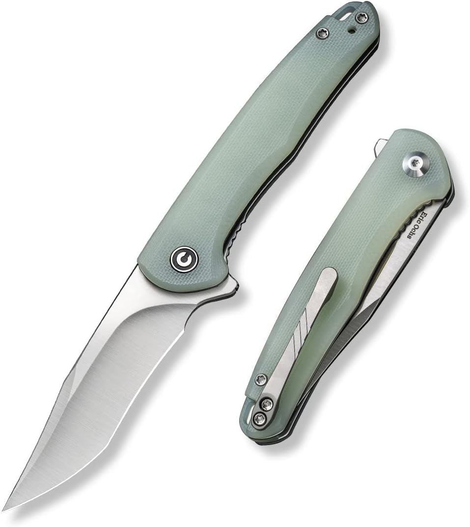 Mini Sandbar Liner Lock Folding Knife with Titanium Pocket Clip G8189