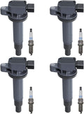 4pcs Ignition Coil & Spark Plug V154830