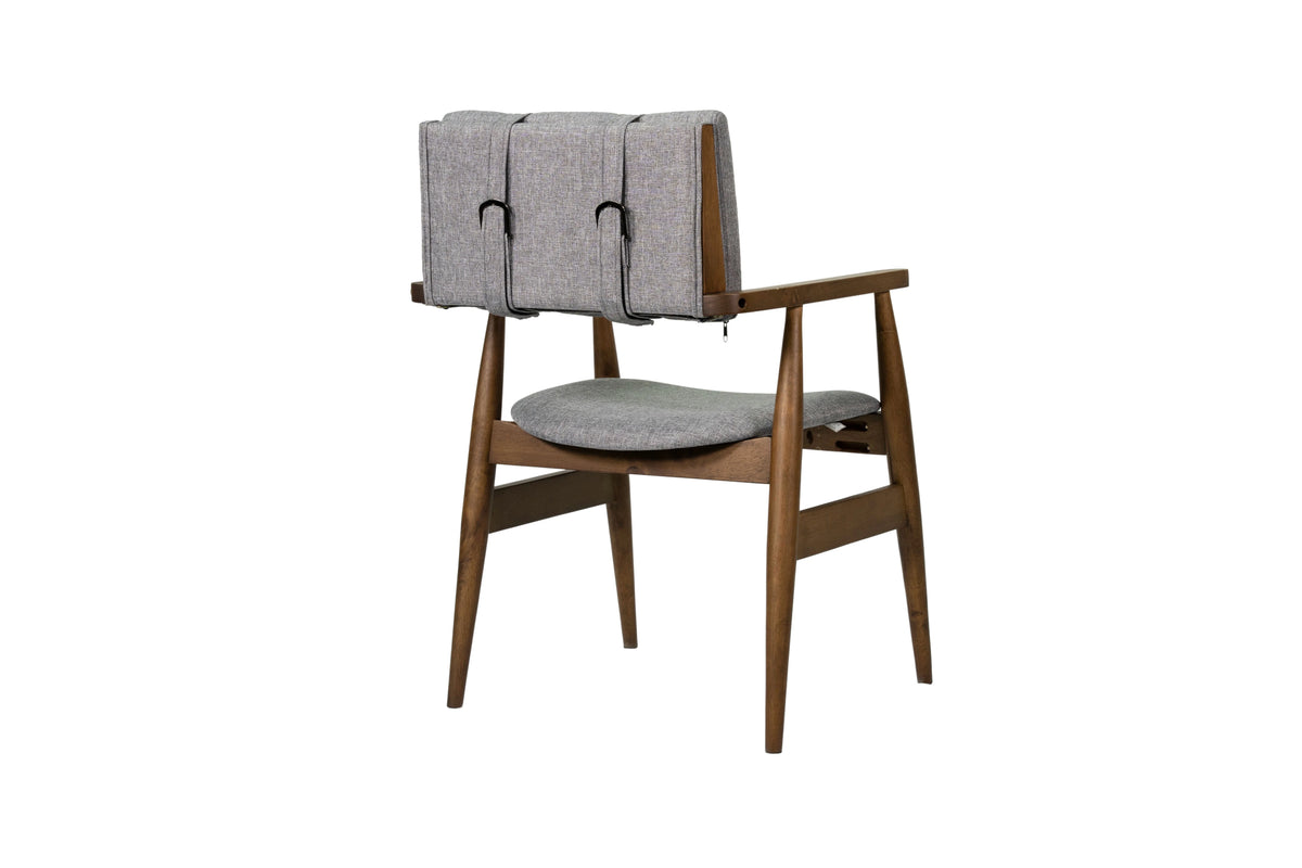 Gray Solid Wood Dining Chairs (Set of 2) O785