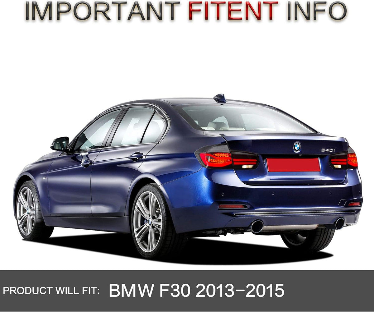 Black Tail Lights Assembly for BMW 3 Series F30 M918410