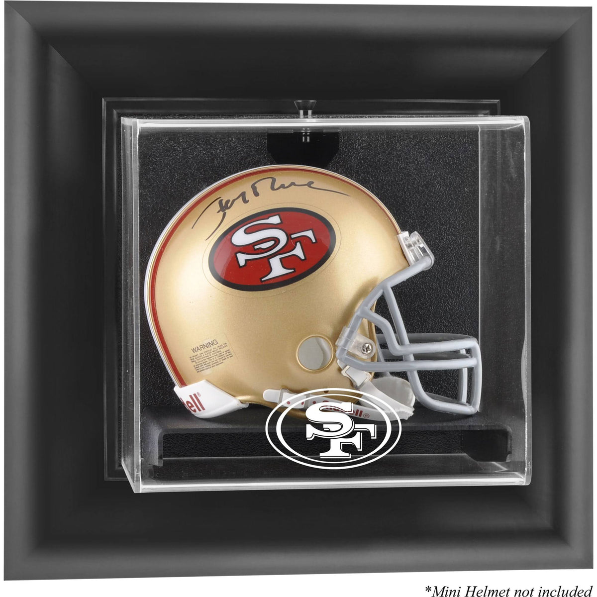 San Francisco 49ers Wall Mini Helmet Display Case F81395