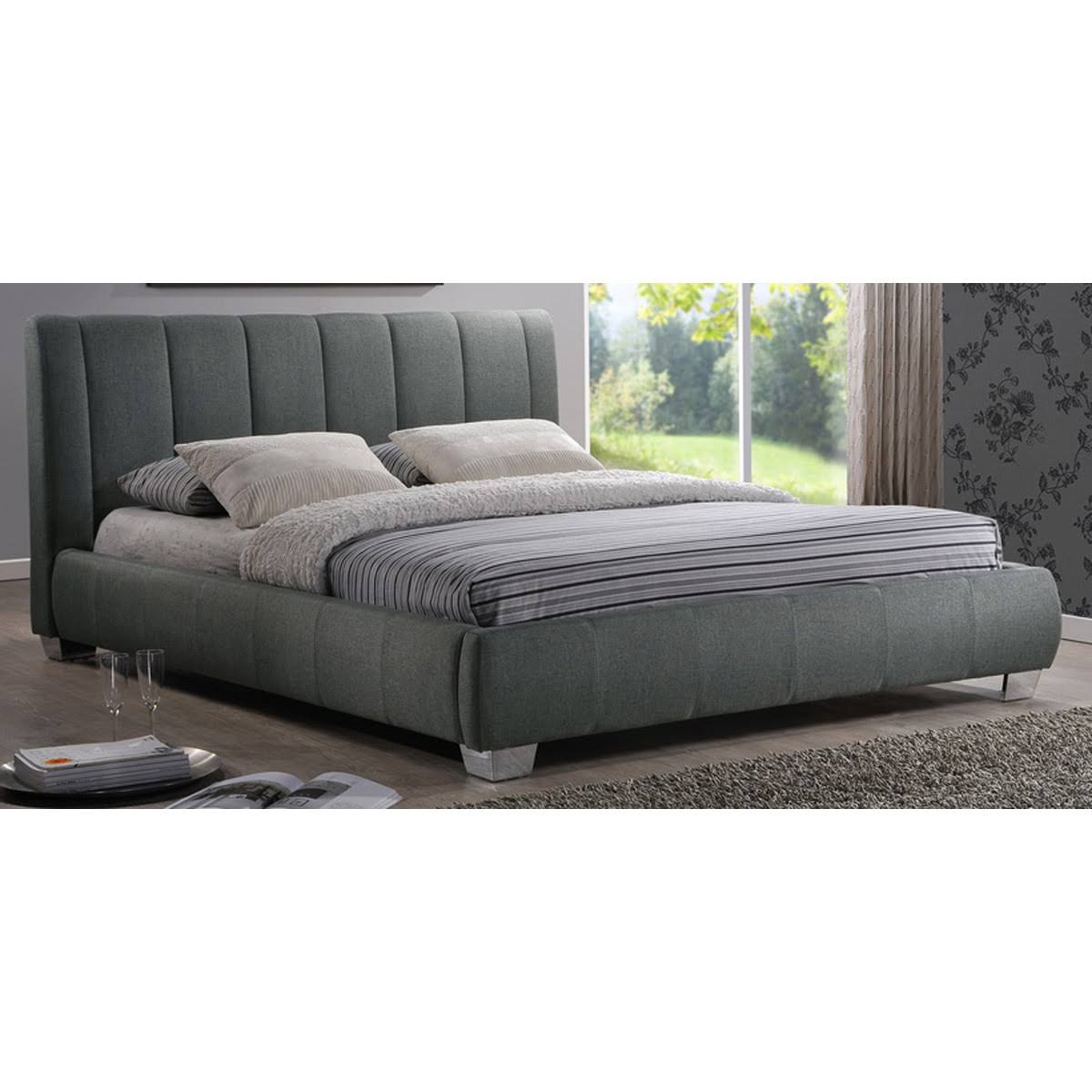 Light Beige Queen-size Bed Z46879
