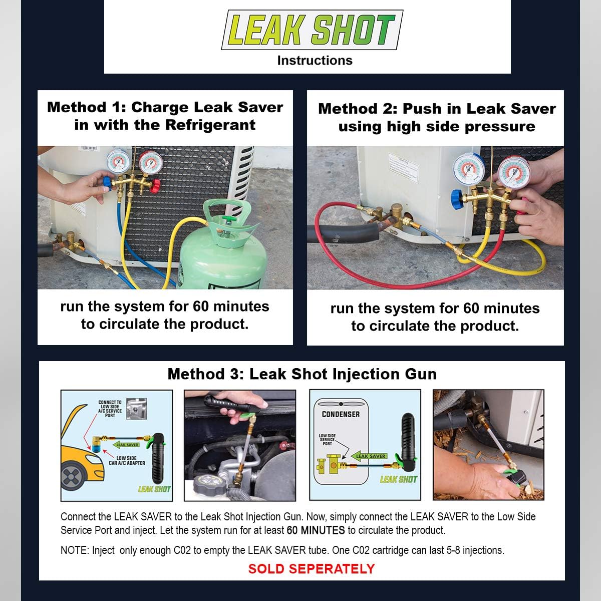 Refrigerant Leak Sealer for Air Conditioner and Refrigeration Systems E57686