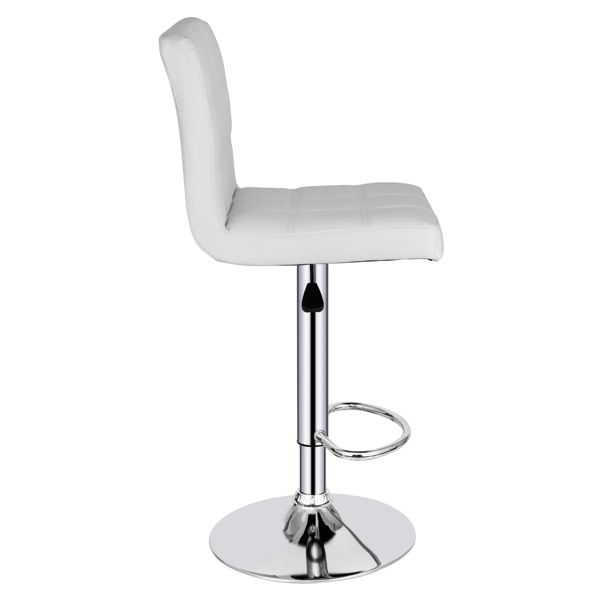 Set of Two Height Adjustable Armless Swivel Bar Stools X7581