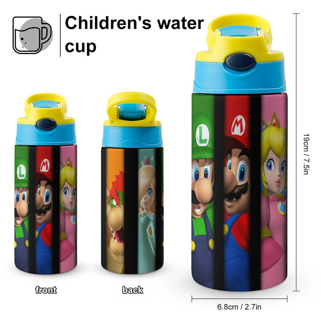 Insulated Stainless Steel Water Bottle With Straw Y374