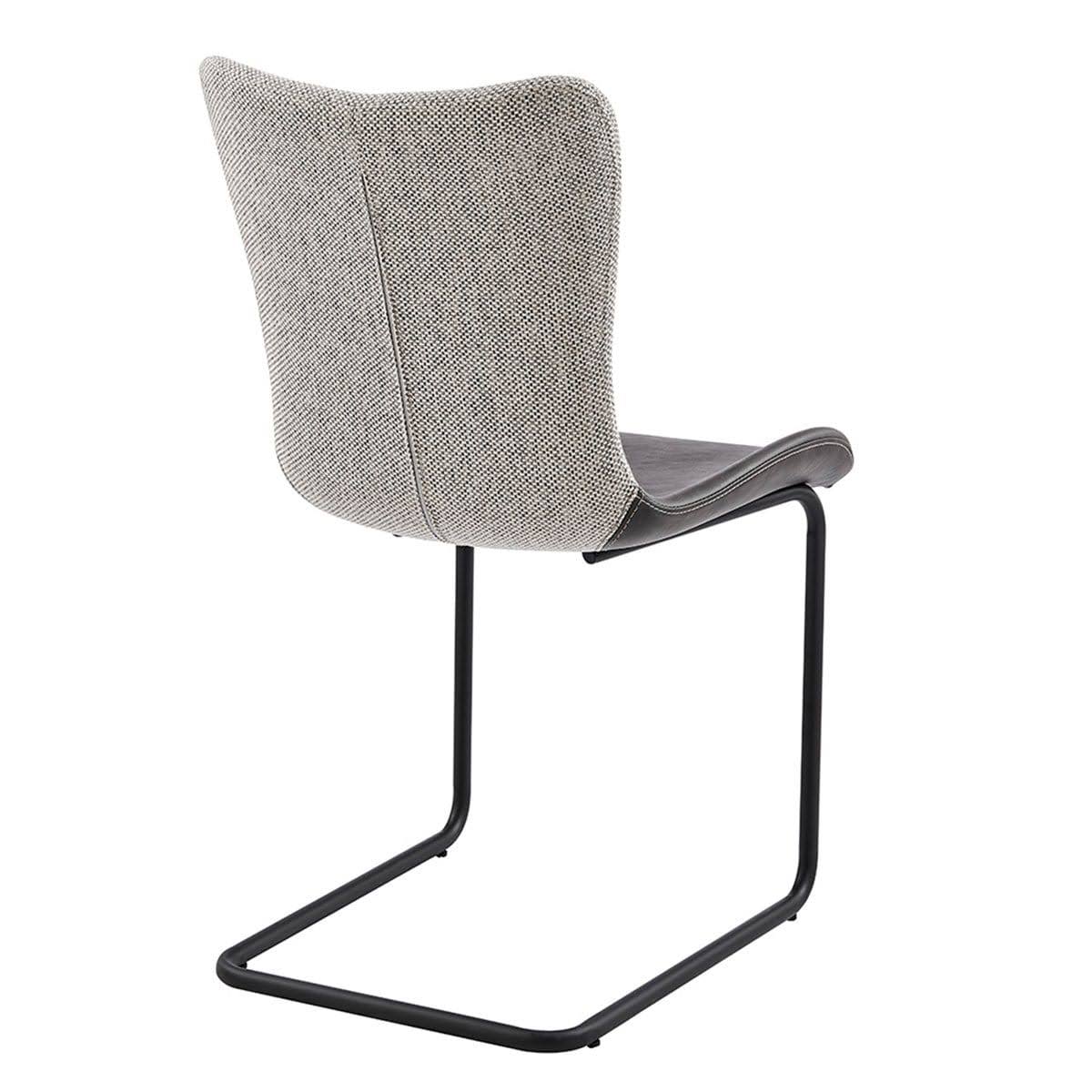Dark Gray Side Chair Set of 2 B3426