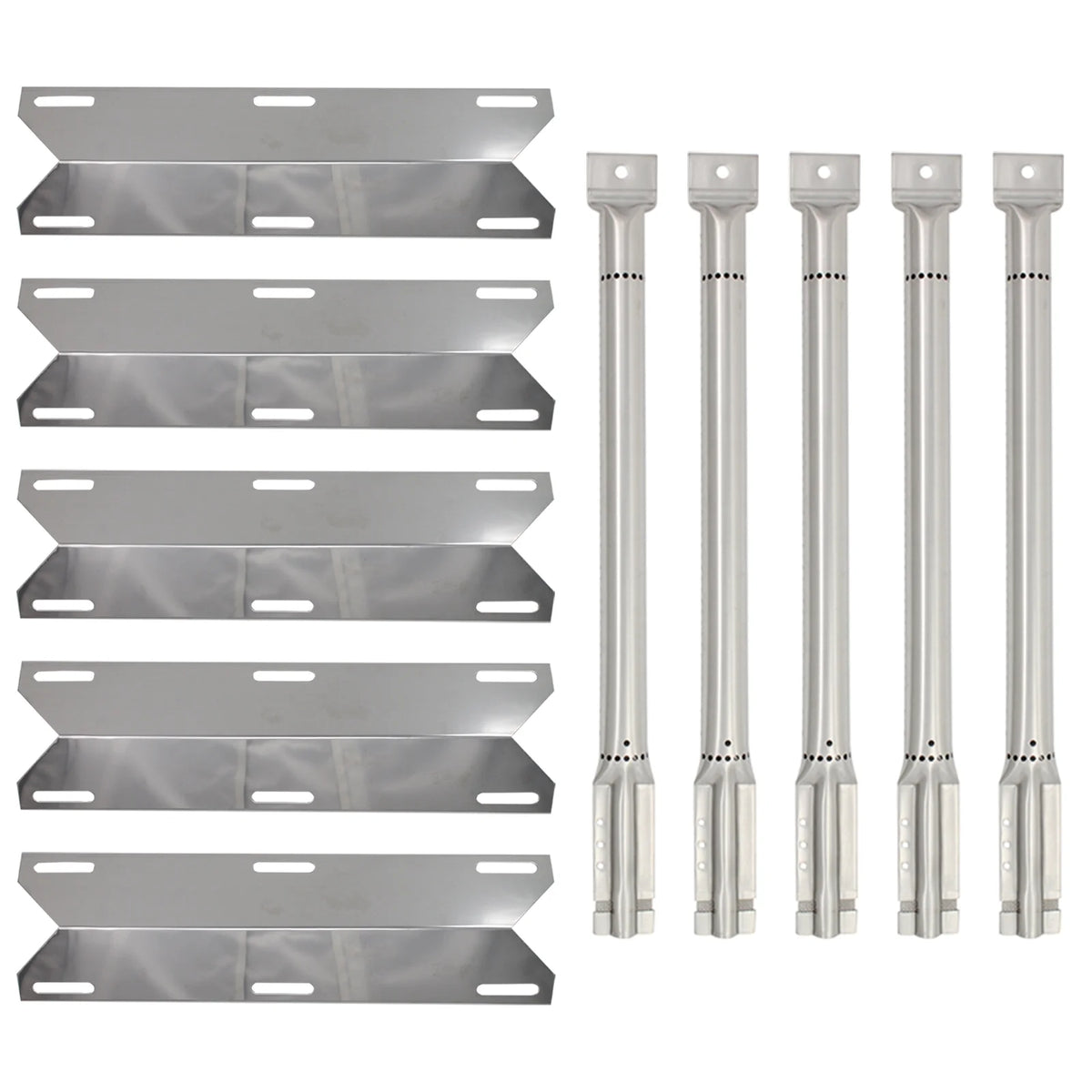 5-Pack Stainless Steel BBQ Gas Grill Tube Burner Replacement Parts Q557