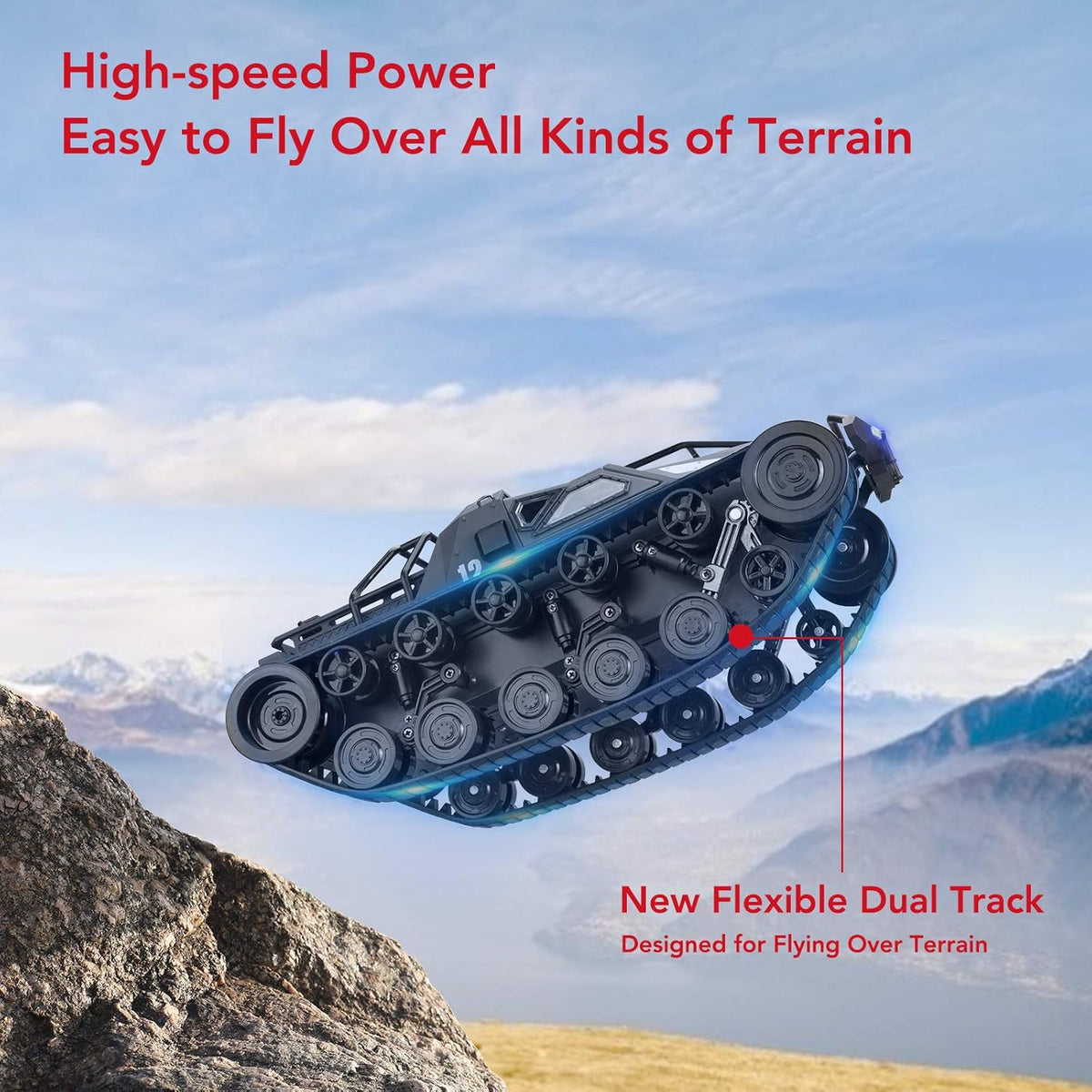 1:12 Scale All Terrain RC Rock Crawler with LED Light W86108