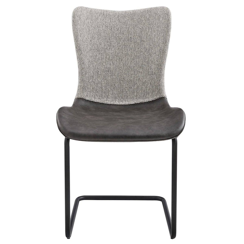 Dark Gray Side Chair Set of 2 B3426