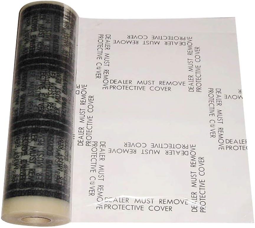 4 mil Perforated Adhesive Floor Mat, 200 Mats Per Roll, 24 Wide, 350 Long N2857