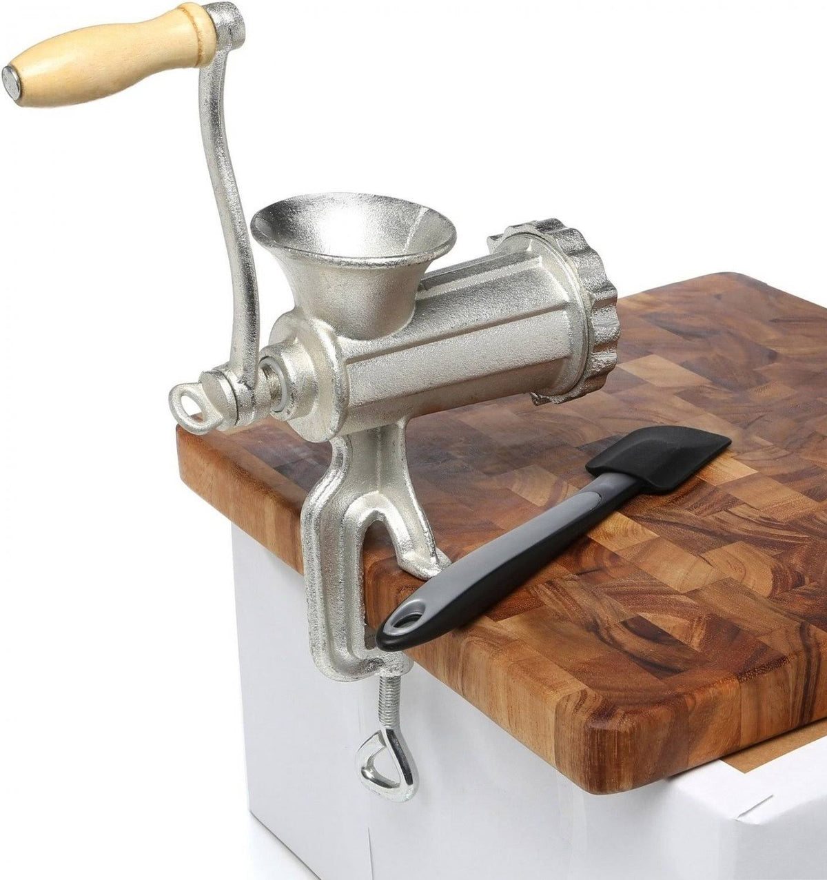 8 Manual Tinned Meat Grinder and Sausage Stuffer A94437