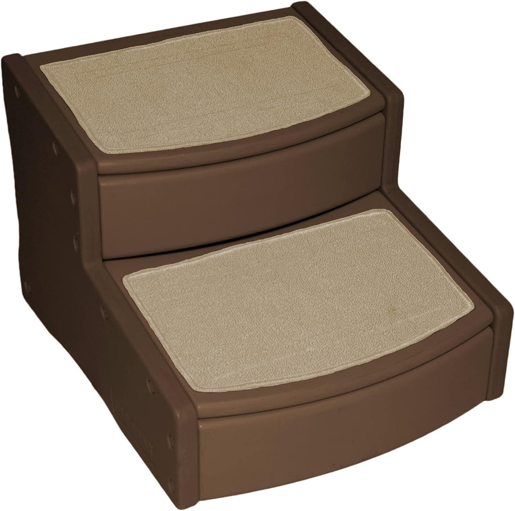 Pet Stairs, 2 Step, Extra Wide, Removable Carpet, Pack of 2 M625360