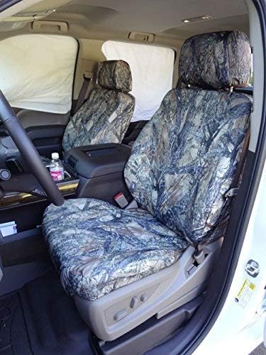 Camo Seat Covers for 2014-2018 Chevy Silverado Front 40/20/40 Split Bench Seat N442465