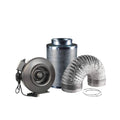 4-Inch Centrifugal Inline Duct Fan with Carbon Filter and Aluminum Ducting R95431