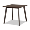 Dark Oak Brown Square Wood Dining Table M965981
