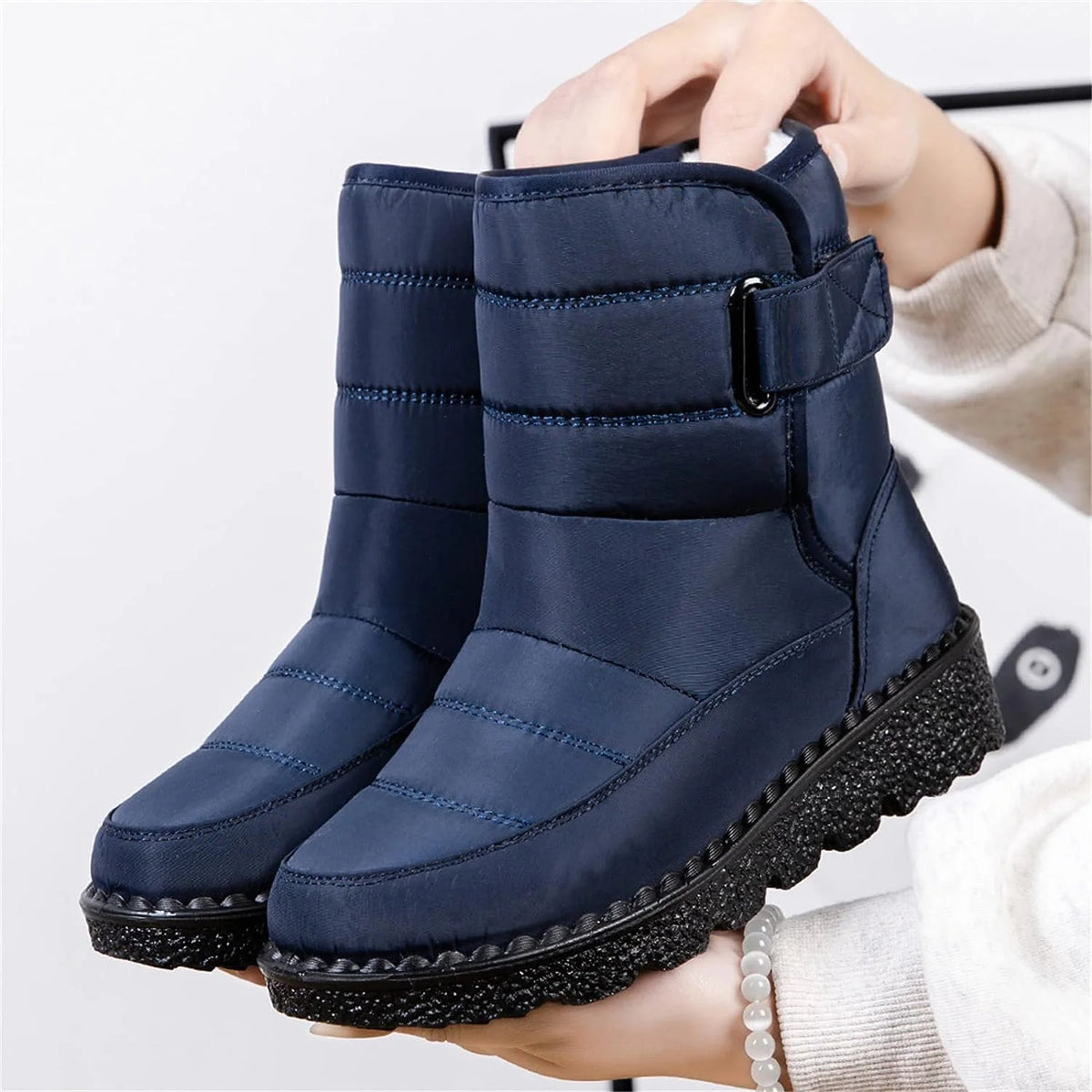 Waterproof Fur Lined Winter Ankle Boots X450703