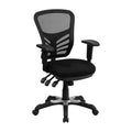 Black Mid-Back Mesh Desk Chair A216