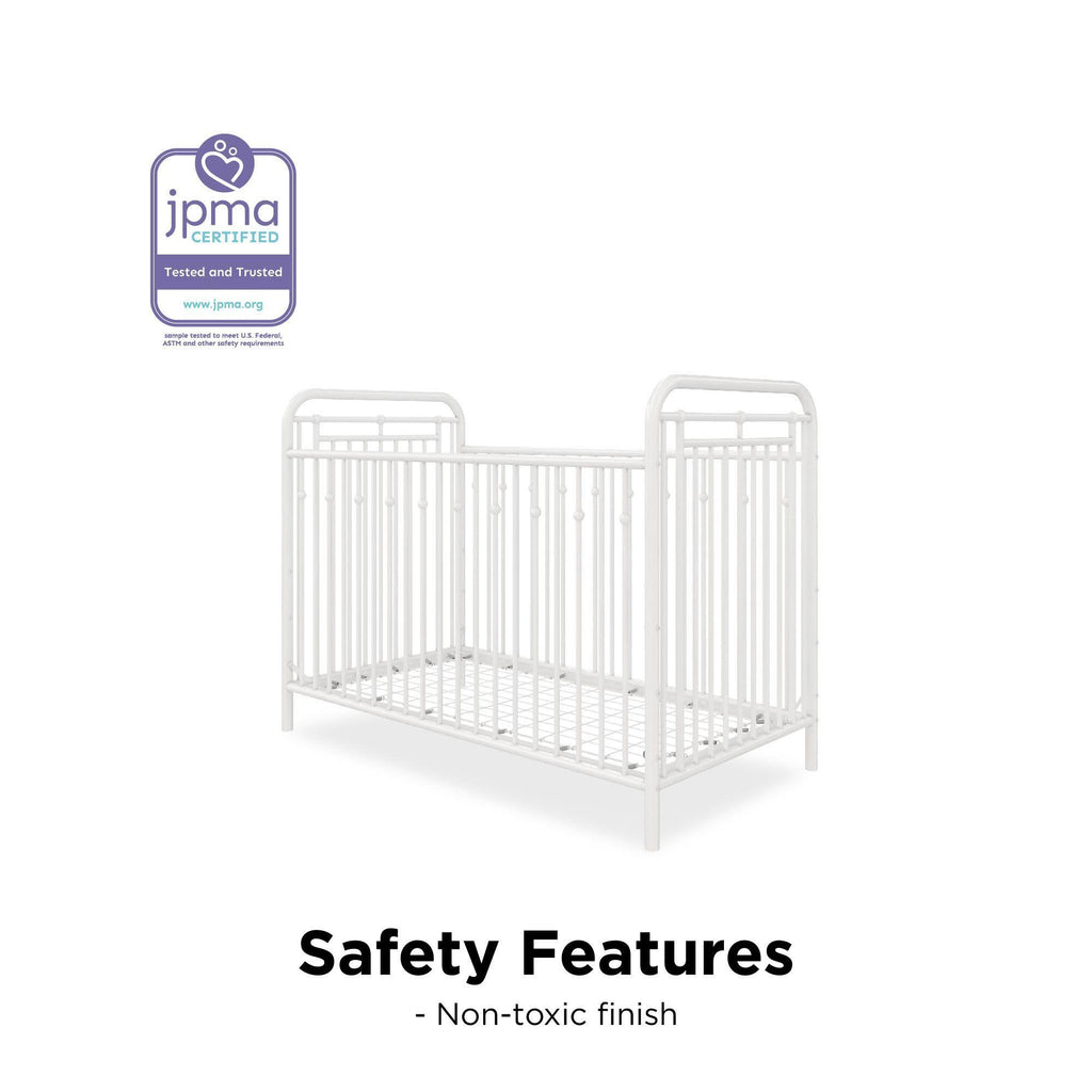 White Metal Crib R10284
