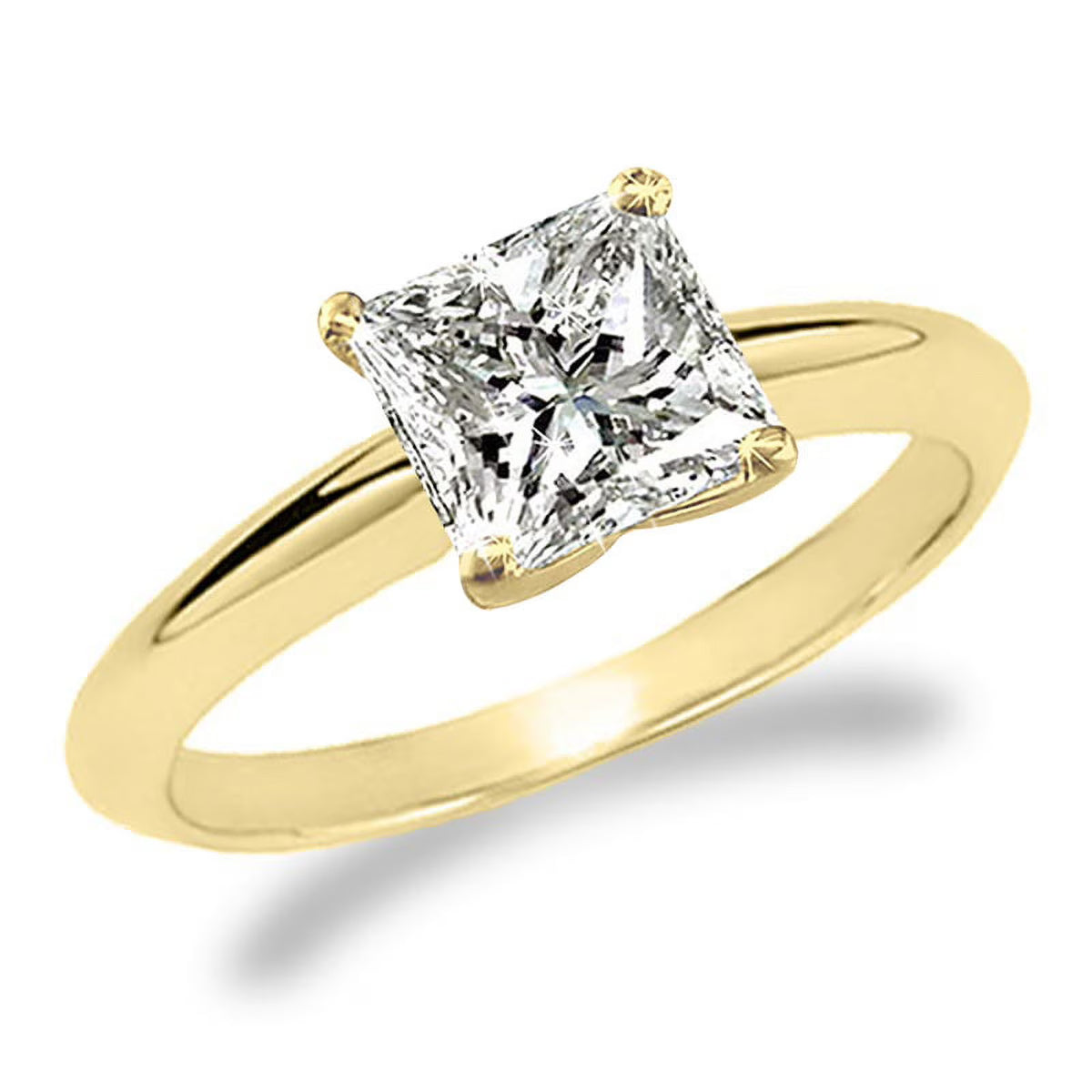 14K Yellow Gold Solitaire Engagement Ring S678448