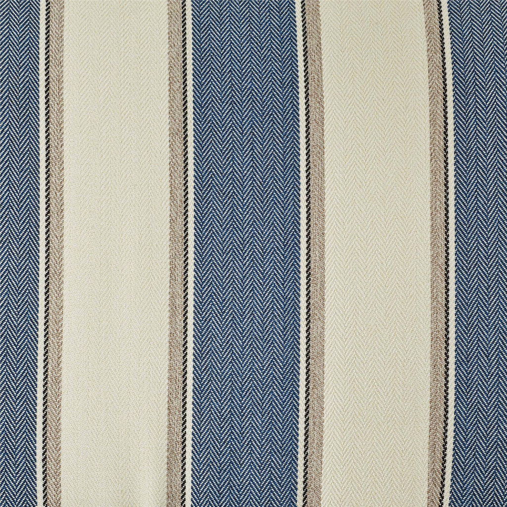 Striped Blue/White Accent Chair V6764
