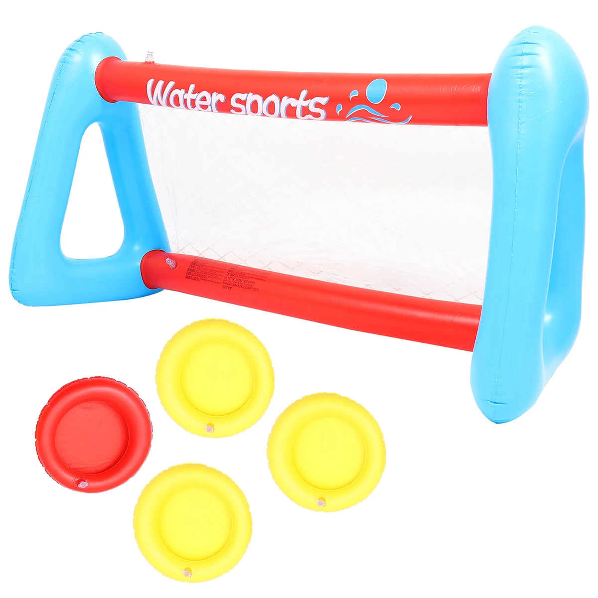 Inflatable Pool Float Set with Volleyball Net and Volleyballs F14135