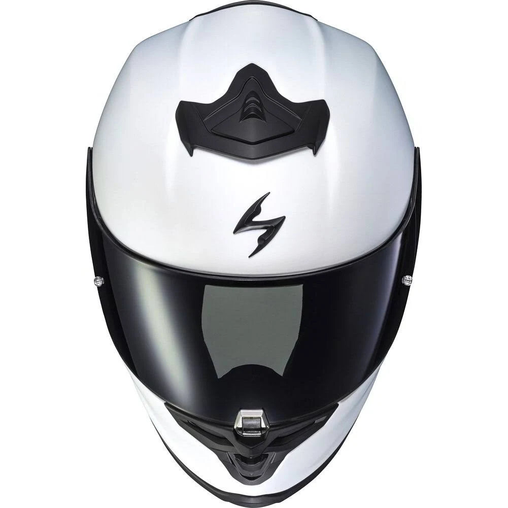 Matte Pearl White Solid Helmet D7798